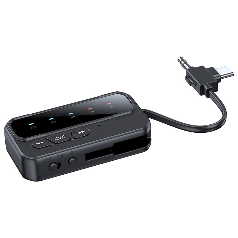 2 In 1 Bluetooth 5.4 Car Wireless Audio Adapter Rxtx Audio Transmitter Receiver Dual Device Pairing Aux Type C 200mah 10h Playtime Bluetooth Car Adapter Wq16831781 Widq.com