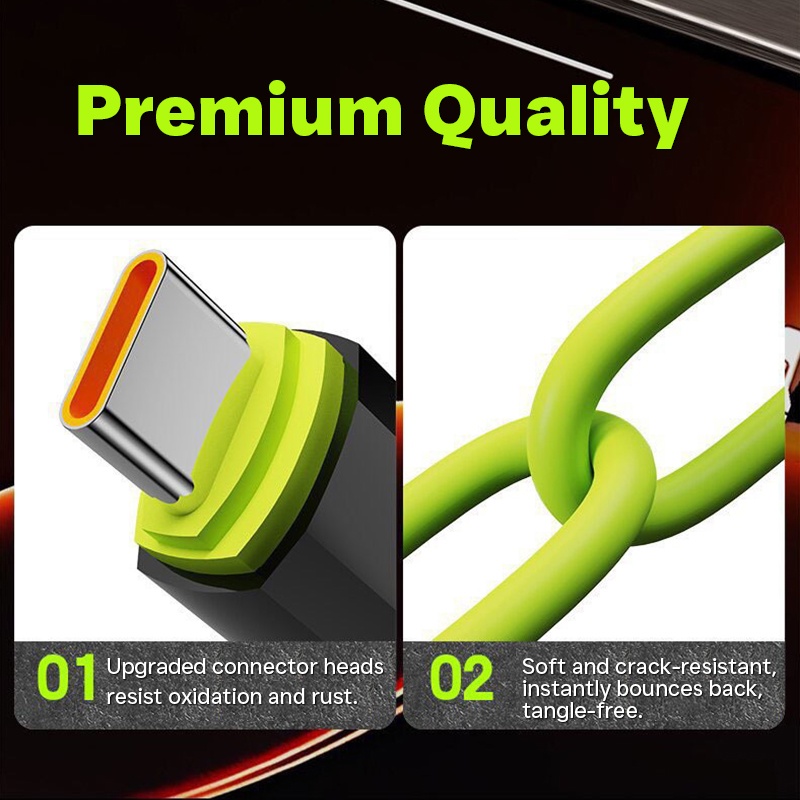 240w Liquid Silicone Charging Cable 6a High Current 480mbps Data Transfer Durable Silicone Universal Compatibility Usb To Type C Fast Charging Cable Wq16831764 Widq.com