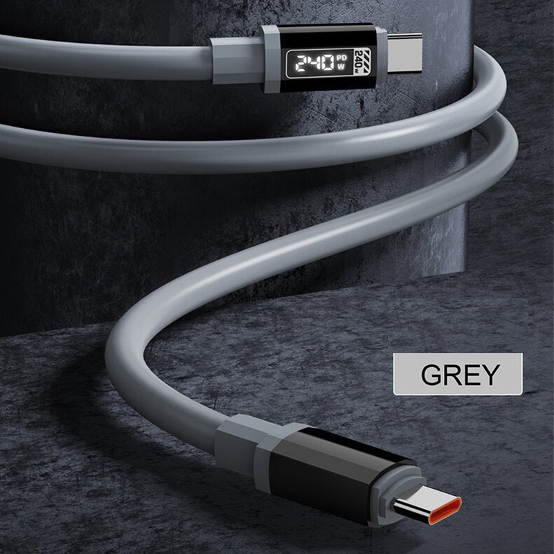 240w Liquid Silicone Charging Cable 6a High Current 480mbps Data Transfer Durable Silicone Universal Compatibility Usb To Type C Fast Charging Cable Wq16831764 Widq.com