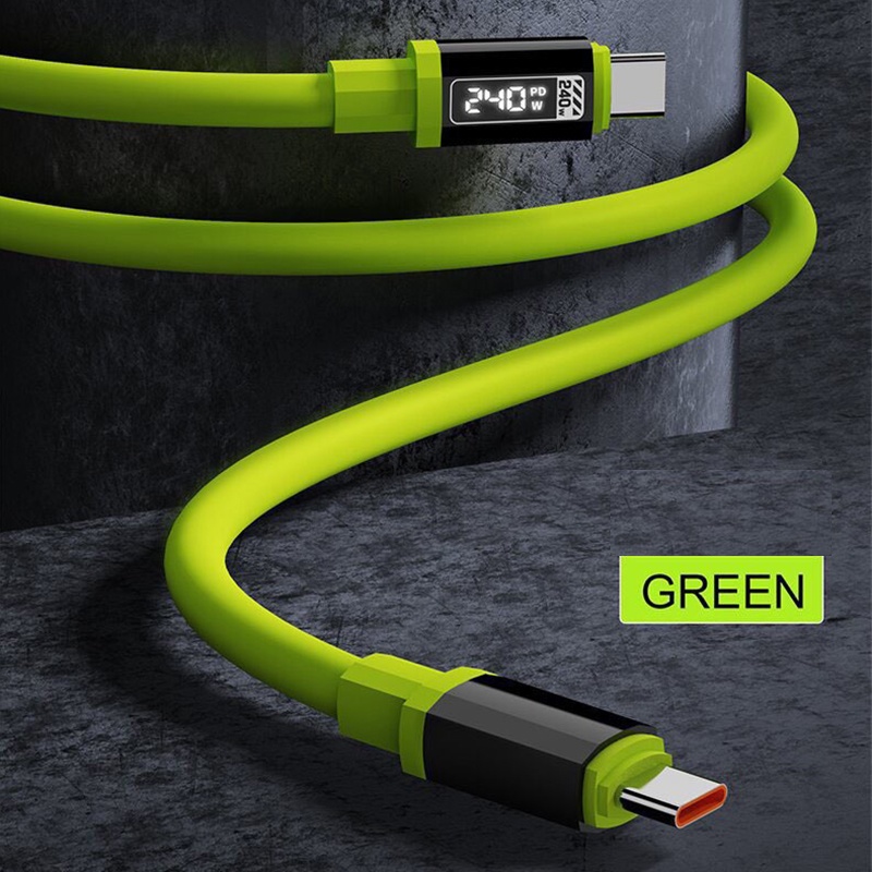 240w Liquid Silicone Charging Cable 6a High Current 480mbps Data Transfer Durable Silicone Universal Compatibility Usb To Type C Fast Charging Cable Wq16831764 Widq.com