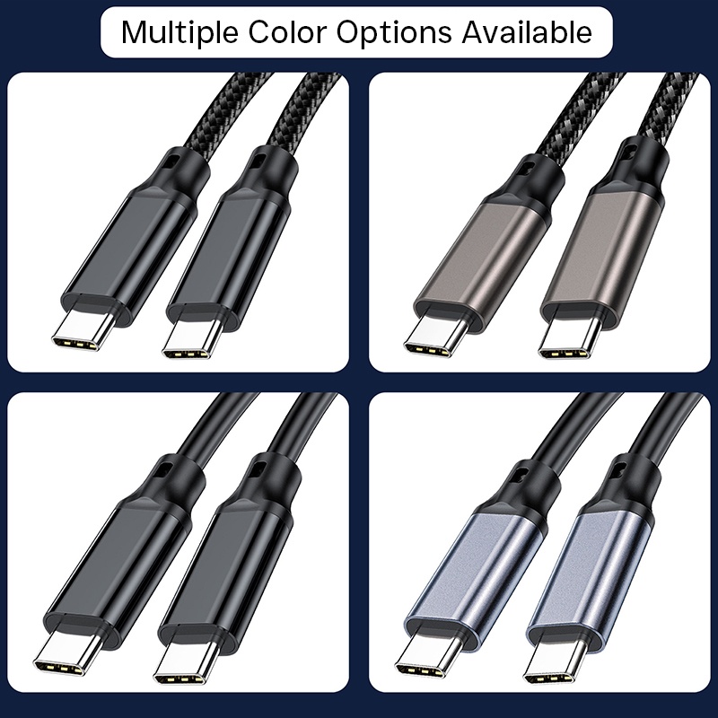 240w Type C To Type C Cable 20gbps High Speed Data 8k60hz Output Pd Qc Fast Charging E Marker Chip Multi Length Nylon Braided Usb C Fast Charger Cord Wq16831770 Widq.com