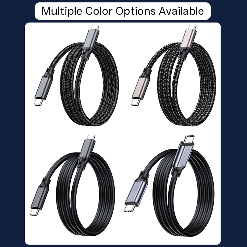 240w Type C To Type C Cable 20gbps High Speed Data 8k60hz Output Pd Qc Fast Charging E Marker Chip Multi Length Nylon Braided Usb C Fast Charger Cord Wq16831770 Widq.com