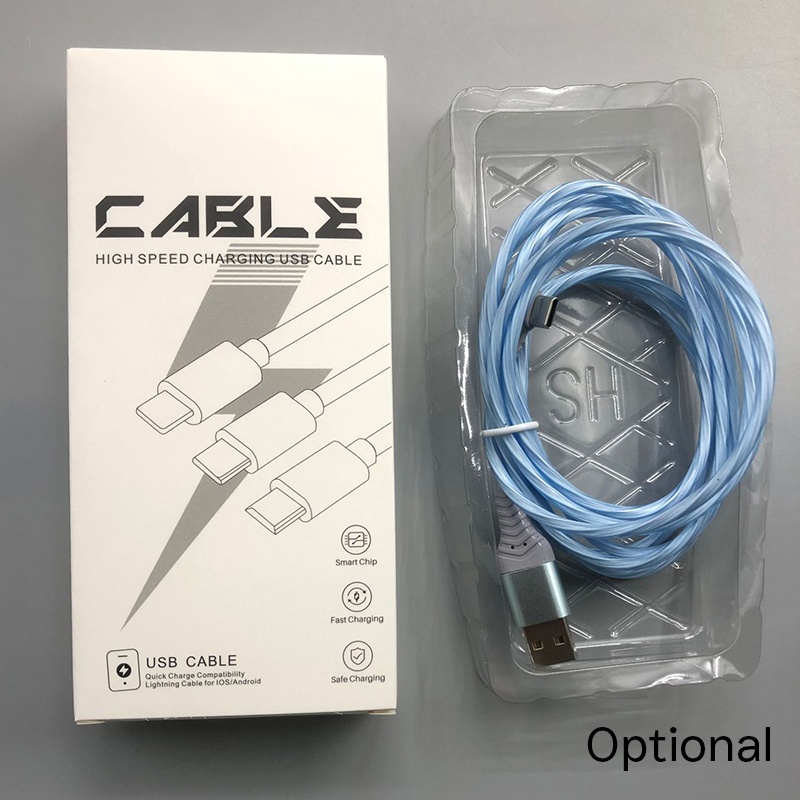 3 In 1 Rgb Led Flowing Charging Cable 12w 2.1a Fast Charging Lightning Type C Micro Usb 480mbps Transfer Data 4 Colors 1m 2m Dynamic Led Cable Wq16831771 Widq.com