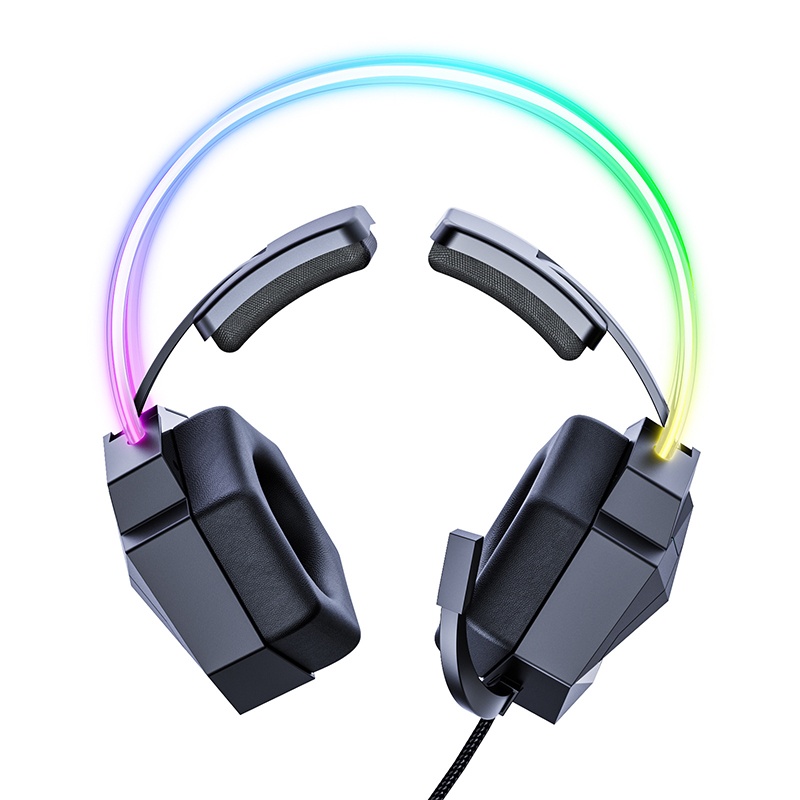 7.1 Surround Sound Headset Rgb Gaming Design 50mm Drivers 360° Noise Cancelling Mic Memory Foam Comfort For Pc Ps Xbox Gaming Headphones Wq16831736 Widq.com