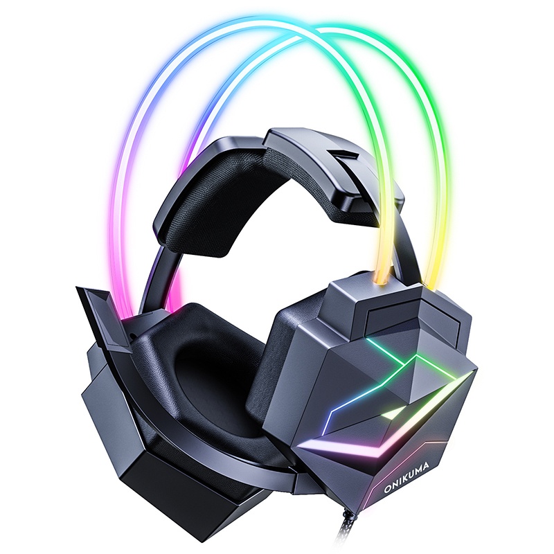 7.1 Surround Sound Headset Rgb Gaming Design 50mm Drivers 360° Noise Cancelling Mic Memory Foam Comfort For Pc Ps Xbox Gaming Headphones Wq16831736 Widq.com