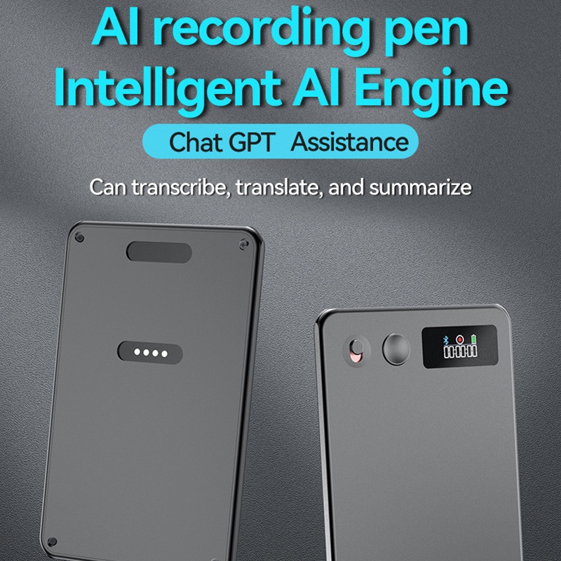 Ai Meeting Recorder Hd 6d Dual Mic Chatgpt Summaries Live Transcription 15 Hours Recording 500mah 8 256gb Magnetic Ios Android Voice Recorder Wq16831721 Widq.com