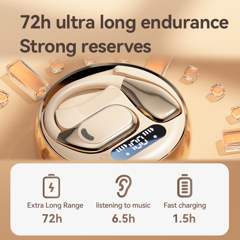 Bluetooth 5.4 Ai Translation Earbuds Open Ear Fit 144 Lang Real Time Low Latency Led Display 300mah 6 8h Playtime Enc Touch Ipx5 Wireless Earbuds Wq16831803 Widq.com