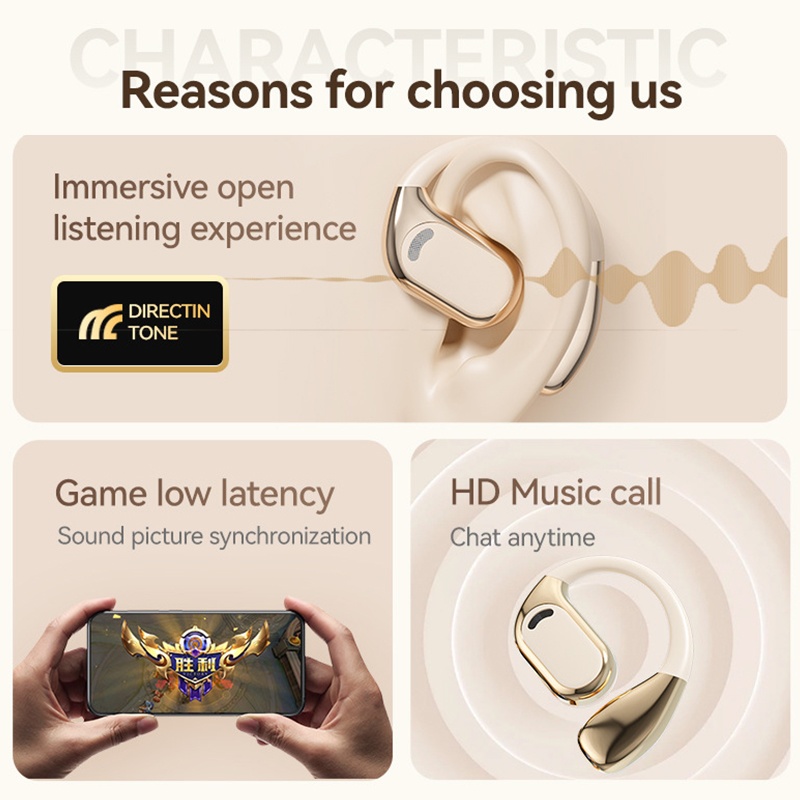 Bluetooth 5.4 Ai Translation Earbuds Open Ear Fit 144 Lang Real Time Low Latency Led Display 300mah 6 8h Playtime Enc Touch Ipx5 Wireless Earbuds Wq16831803 Widq.com