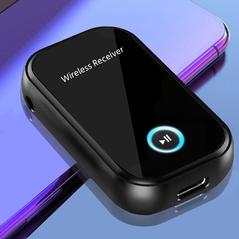 Car Aux Bluetooth Receiver Bluetooth 5.0 300mah 10h Playtime Dsp A2dp Cvc Hands Free Calling Auto Reconnect Voice Control Wireless Audio Receiver Wq16831780 Widq.com