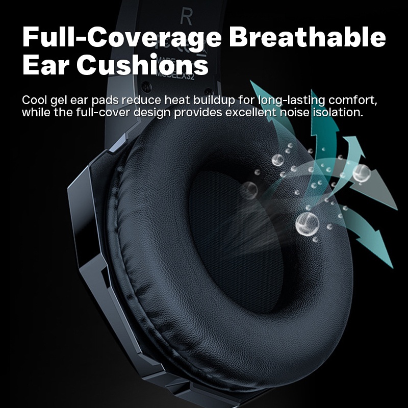 Noise Cancelling Gaming Headset Rgb Lights 50mm Hi Fi Drivers Virtual Surround Sound Omnidirectional Mic Ergonomic Fit Gaming Headphones Wq16831747 Widq.com