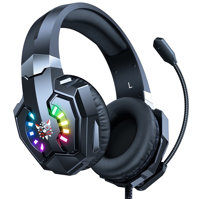 Noise Cancelling Gaming Headset Rgb Lights 50mm Hi Fi Drivers Virtual Surround Sound Omnidirectional Mic Ergonomic Fit Gaming Headphones Wq16831747 Widq.com