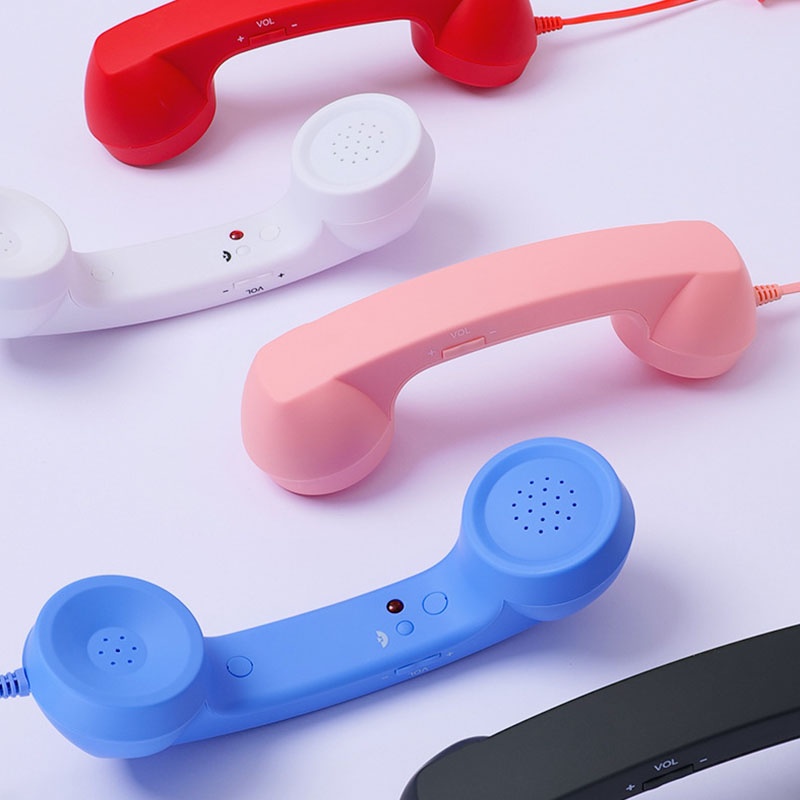 Popular Retro Cell Phone Handset Universal Type C Wired Phone Receiver Radiation Reducing Design Plug And Play Usb C Vintage Phone Handset Wq16831792 Widq.com