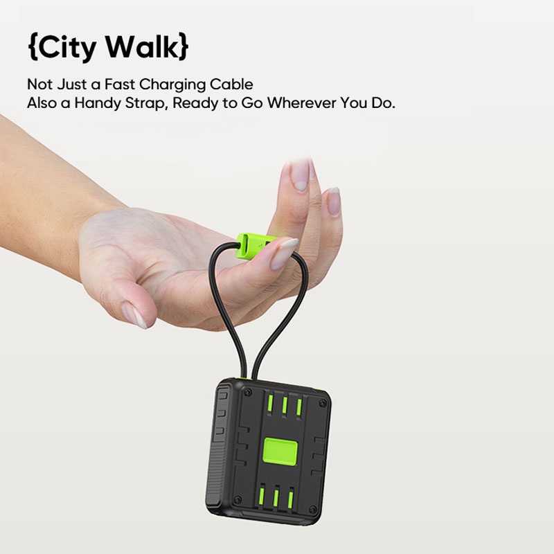 Portable Power Bank With Built In Cables 10000 20000 30000mah Battery Pd 20w 22.5w Fast Charging 8 Pin Type C Compatible Led Display Portable Charger Wq16831794 Widq.com