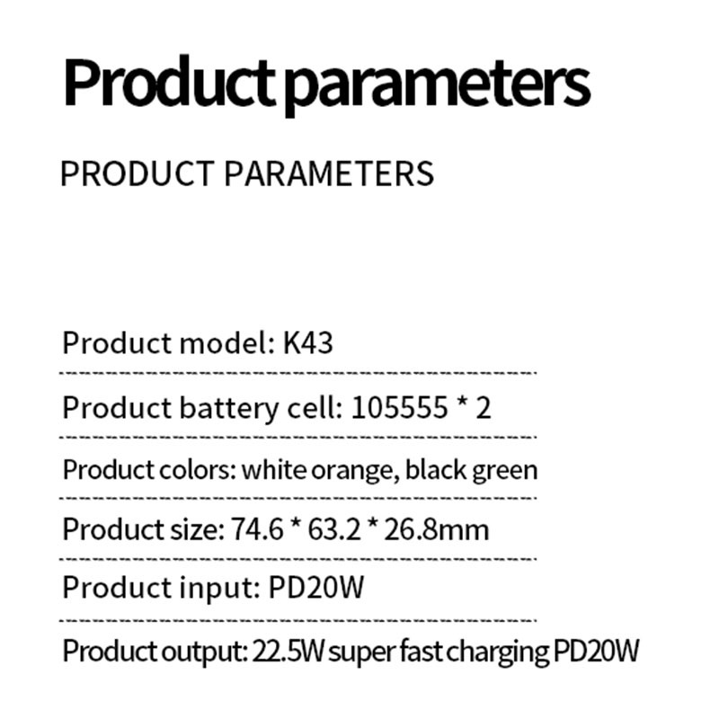 Portable Power Bank With Built In Cables 10000 20000 30000mah Battery Pd 20w 22.5w Fast Charging 8 Pin Type C Compatible Led Display Portable Charger Wq16831794 Widq.com