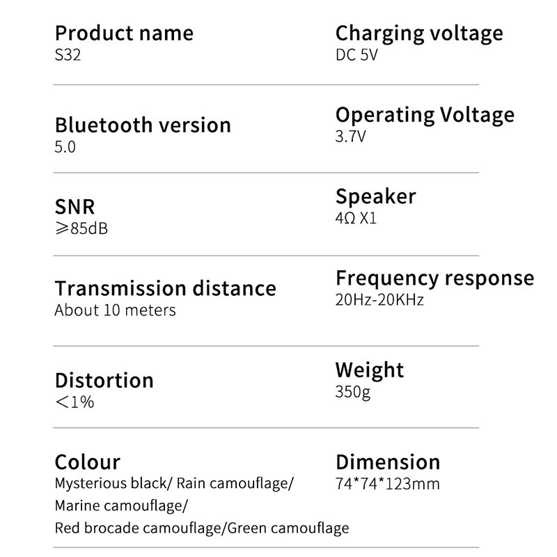 S32 Hifi Tws Portable Bluetooth Speaker Smart Waterproof Subwoofer Mini Speaker With Aux Tf Card Usb Fm Radio Wq16831451 Widq (1)