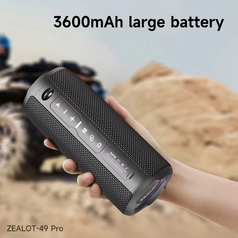 S49 Pro 3600mah Tws Wireless Bluetooth Speaker Original Loud Bass Portable Ipx6 Waterproof Speakers With Rgb Light Tf Wq16831457 Widq (1)