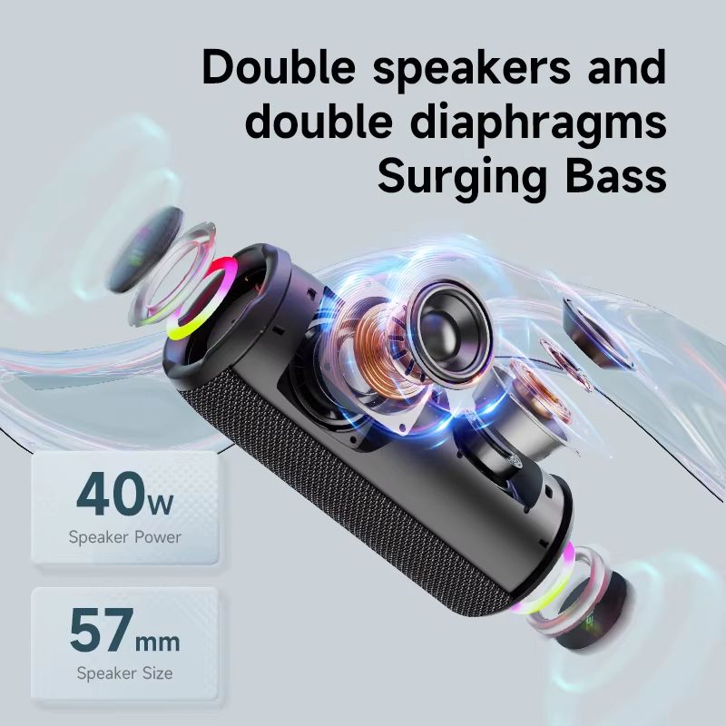 S49 Pro 3600mah Tws Wireless Bluetooth Speaker Original Loud Bass Portable Ipx6 Waterproof Speakers With Rgb Light Tf Wq16831457 Widq (1)