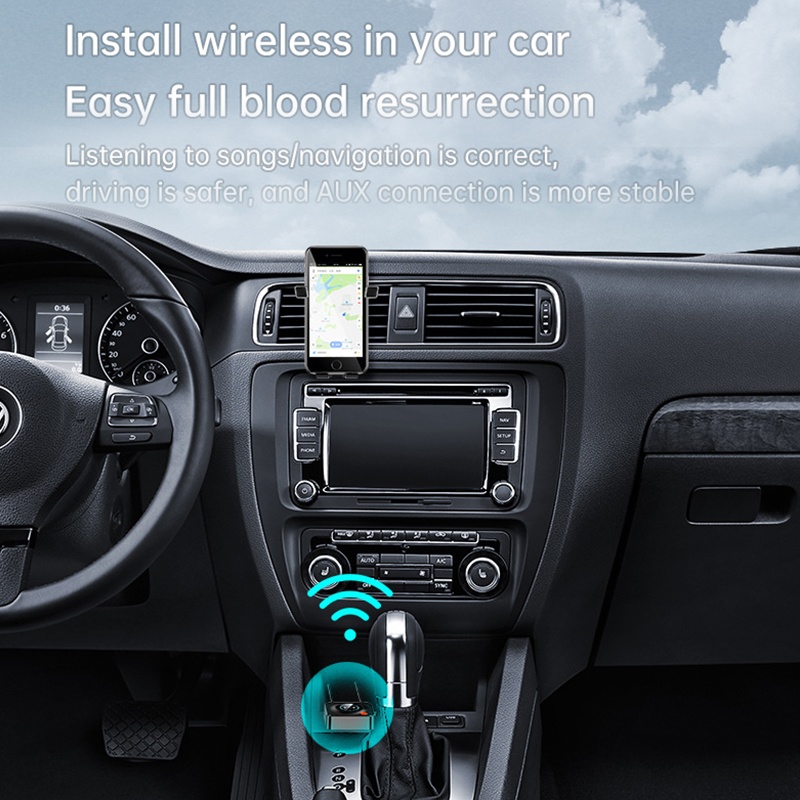 Smart Nfc Bluetooth Receiver One Touch Nfc Pairing Bluetooth 5.1 Tf Card Aux Coax Output Lossless Sound Car Wireless Audio Adapter Wq16831783 Widq.com
