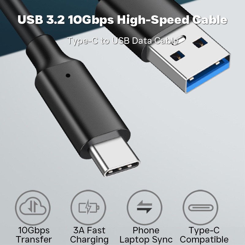 Usb 3.2 Fast Charging Cable 10gbps High Speed Transfer 60w 3a Safe Rapid Charge Carplay Android Auto Stable Link Pvc Tpe Usb C Charger Cable Wq16831767 Widq.com