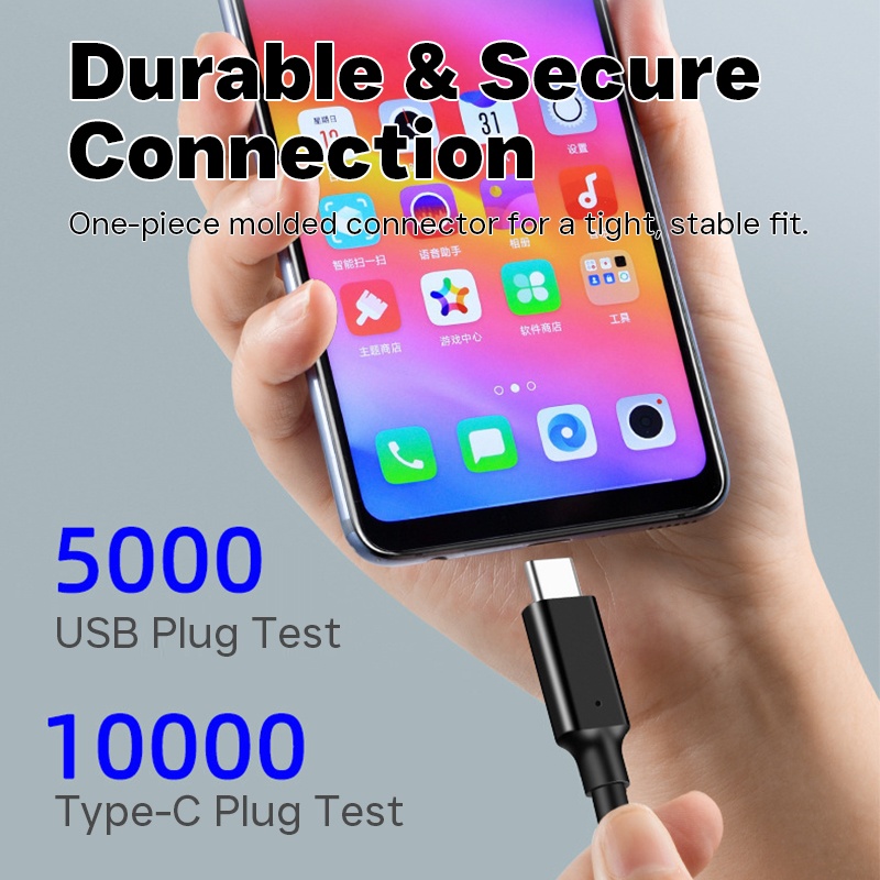 Usb 3.2 Fast Charging Cable 10gbps High Speed Transfer 60w 3a Safe Rapid Charge Carplay Android Auto Stable Link Pvc Tpe Usb C Charger Cable Wq16831767 Widq.com