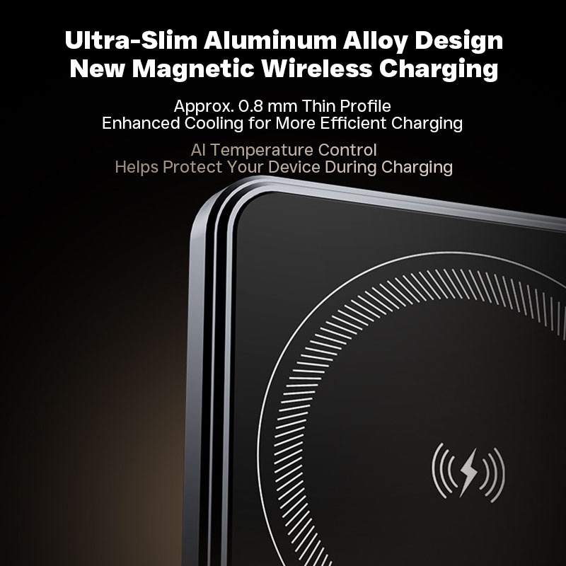 Ultra Thin Magnetic Wireless Power Bank With Stand 10000mah 5000mah Aluminum Design Led Display 20w Pd Fast Charging 15w Magnetic Wireless Charger Wq16831795 Widq.com