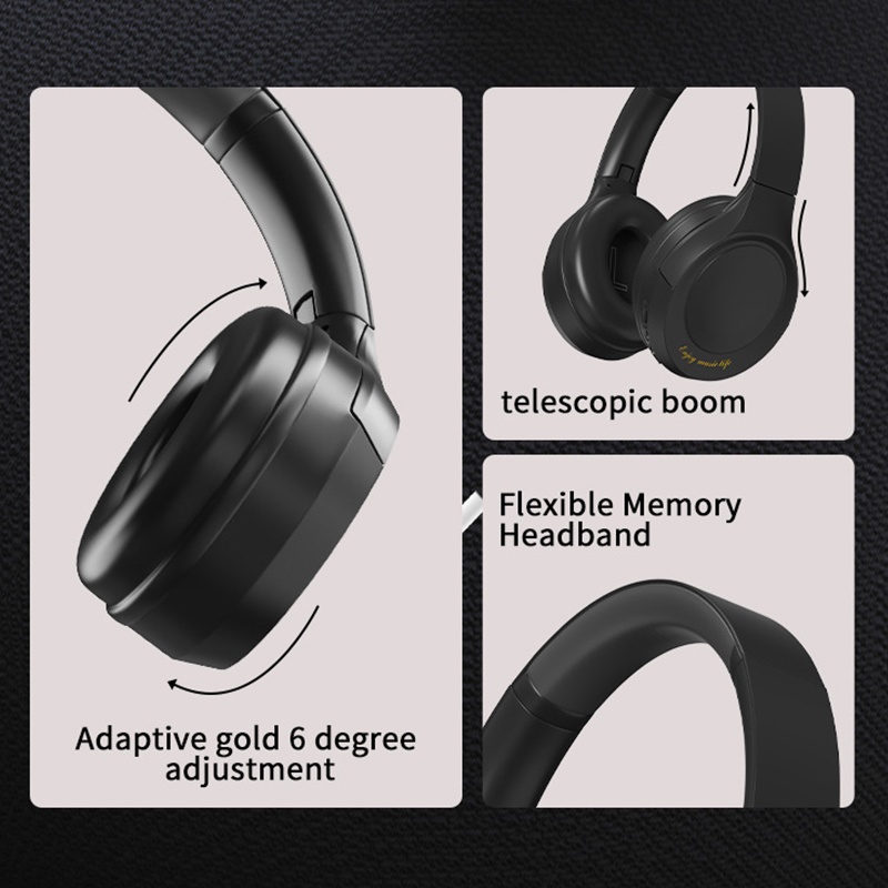 Wireless Bluetooth Headphones With Hi Fi 40mm Drivers Anc Foldable Over Ear 20h Playtime 200mah Battery Bluetooth 5.4 Cordless Headset Wq16831733 Widq.com